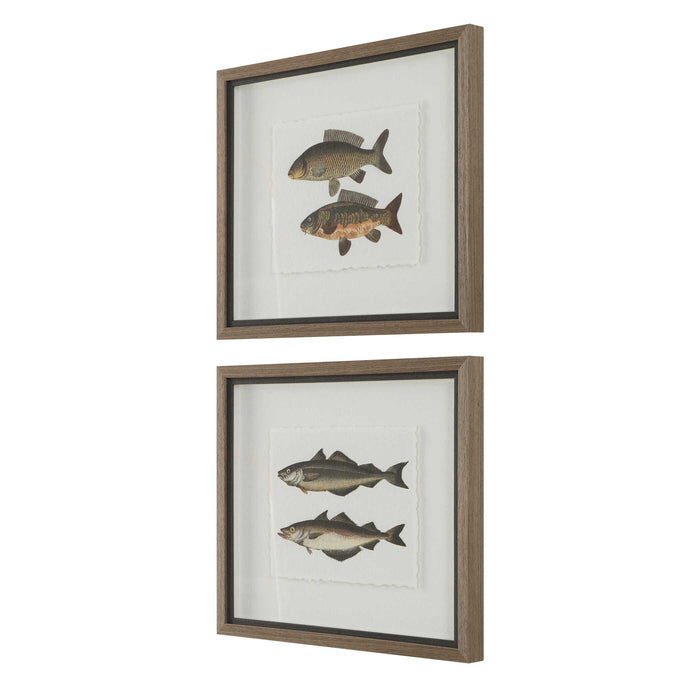 The Catch Framed Prints Set/2-Home Accents-Uttermost-Lighting Design Store