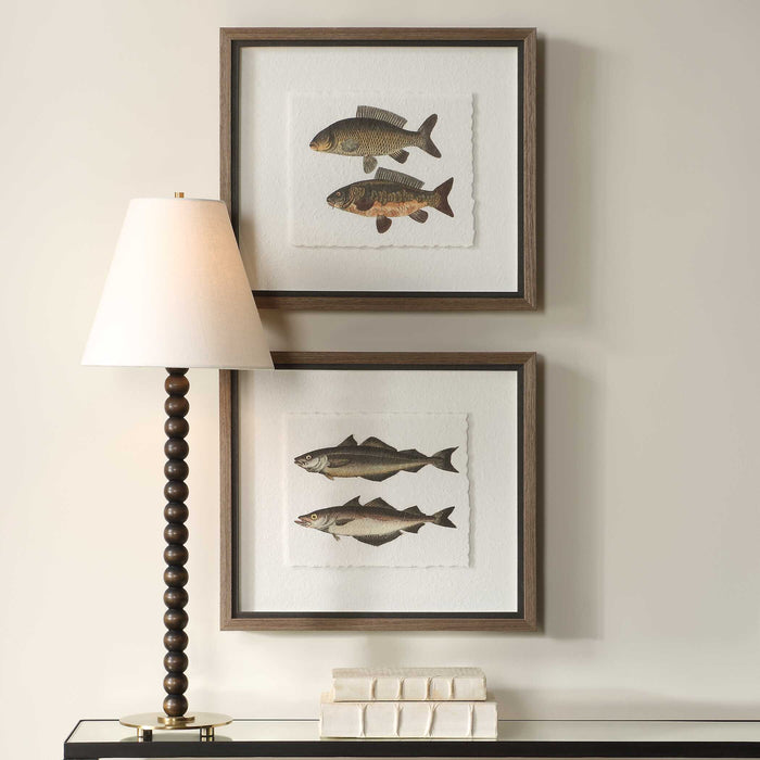 The Catch Framed Prints Set/2-Home Accents-Uttermost-Lighting Design Store