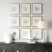 Nature's Framed Botanical Prints Set/9 Gold-Home Accents-Uttermost-Lighting Design Store