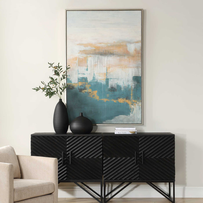 Eastside Abstract Art Gold-Home Accents-Uttermost-Lighting Design Store