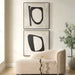 Characters Abstract Art Black-Home Accents-Uttermost-Lighting Design Store