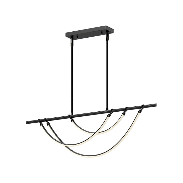 Aryas LED Linear Pendant Urban Bronze-Linear/Island-Alora-Lighting Design Store