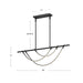 Aryas LED Linear Pendant Urban Bronze-Linear/Island-Alora-Lighting Design Store