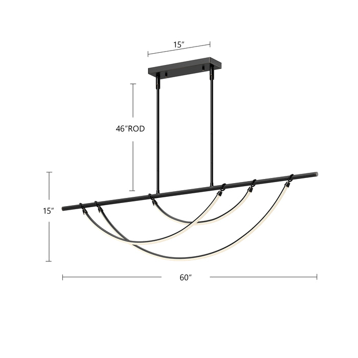 Aryas LED Linear Pendant-Alora-Lighting Design Store