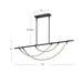 Aryas LED Linear Pendant-Alora-Lighting Design Store
