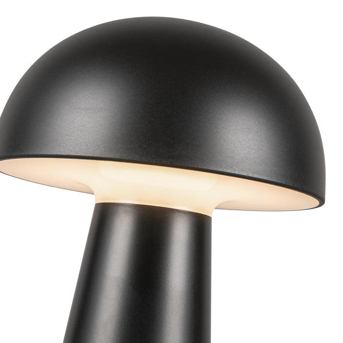 Asher LED Table Lamp Black-Lamps-Kuzco Lighting-Lighting Design Store