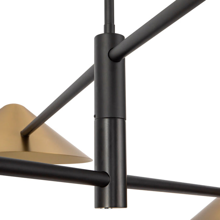Ashford Four Light Chandelier Brushed Gold