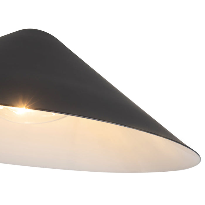 Ashford Four Light Chandelier Matte Black