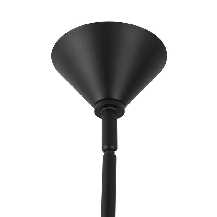 Ashford Four Light Chandelier Matte Black