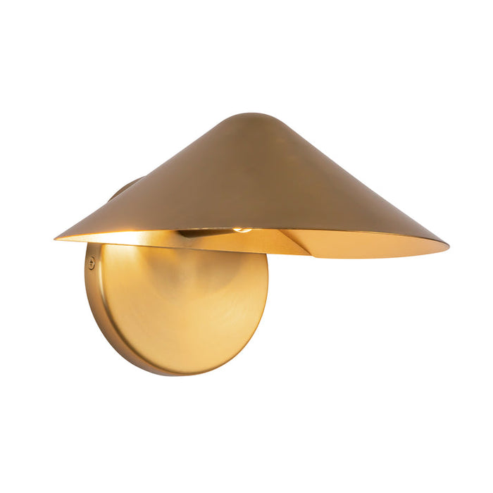 Ashford One Light Wall Sconce Brushed Gold