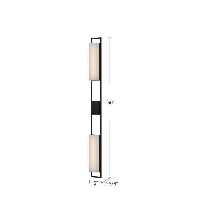 Aspen LED Exterior Wall Mount Black-Exterior-Kuzco Lighting-Lighting Design Store