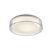 Aston LED Flush Mount Clear-Flush Mounts-Kuzco Lighting-Lighting Design Store