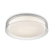 Aston LED Flush Mount Clear-Flush Mounts-Kuzco Lighting-Lighting Design Store