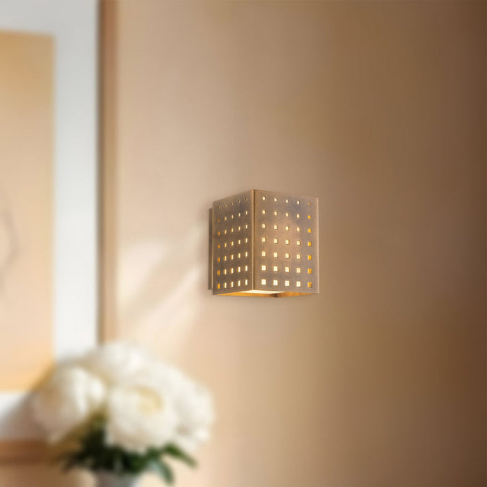 Astoria LED Wall Sconce Vintage Brass