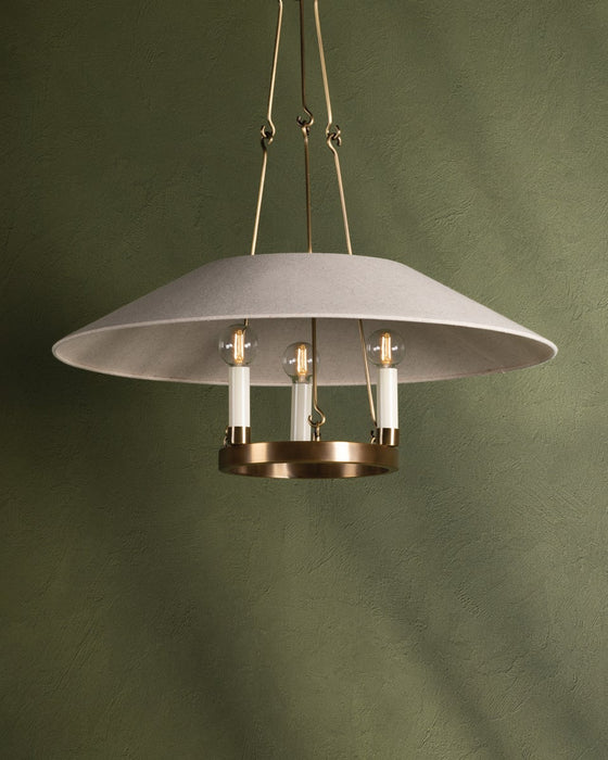 Archive Three Light Chandelier Patina Brass-Mid. Chandeliers-Troy Lighting-Lighting Design Store