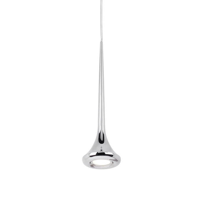 Bach LED Pendant Chrome-Mini Pendants-Kuzco Lighting-Lighting Design Store