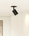 Barclay One Light Track Lighting Black-Flush Mounts-Kuzco Lighting-Lighting Design Store