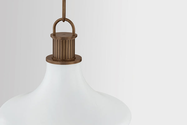 Barryville One Light Pendant Historic Bronze-Pendants-Hudson Valley-Lighting Design Store