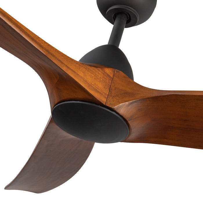 Baylor 60"Ceiling Fan Matte Black/Dark Walnut-Fans-Kuzco Lighting-Lighting Design Store