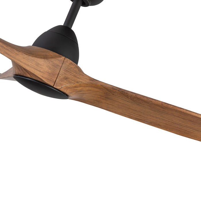 Baylor 60"Ceiling Fan Matte Black/Natural Wood-Fans-Kuzco Lighting-Lighting Design Store