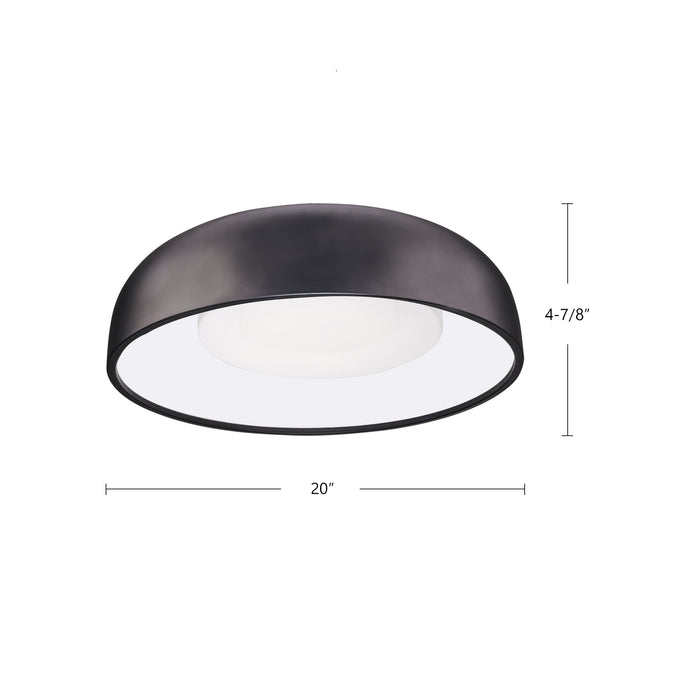 Beacon LED Flush Mount White-Flush Mounts-Kuzco Lighting-Lighting Design Store