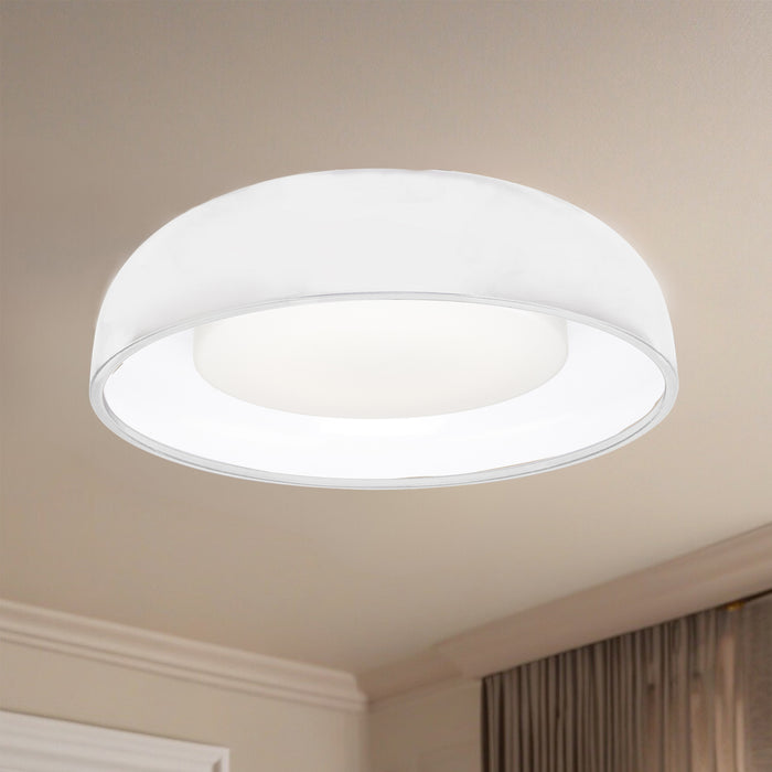 Beacon LED Flush Mount White-Flush Mounts-Kuzco Lighting-Lighting Design Store