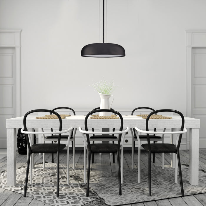 Beacon LED Pendant Black-Pendants-Kuzco Lighting-Lighting Design Store