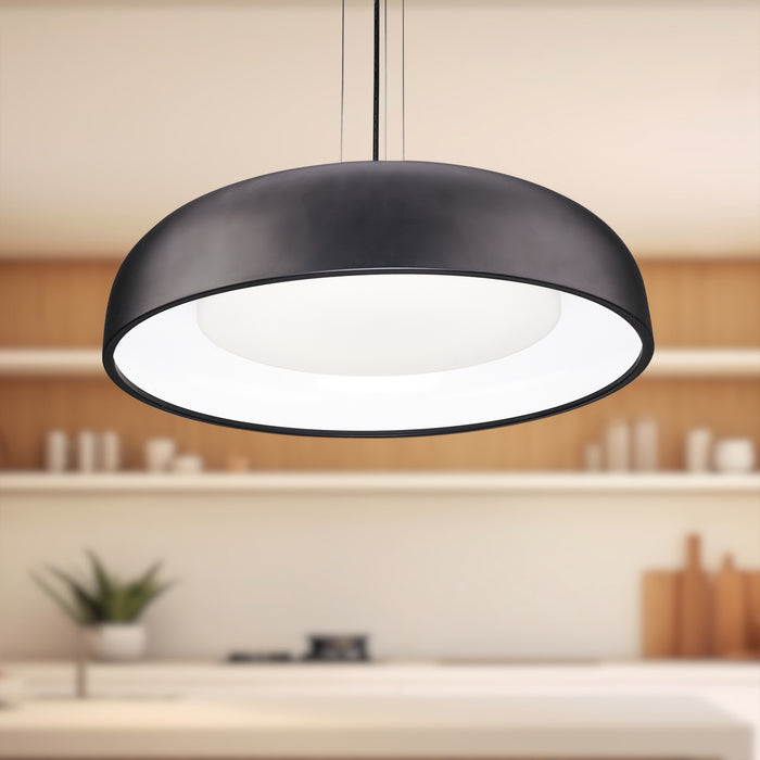 Beacon LED Pendant Black-Pendants-Kuzco Lighting-Lighting Design Store