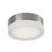 Bedford LED Flush Mount Brushed Nickel/Frosted-Flush Mounts-Kuzco Lighting-Lighting Design Store