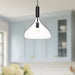 Belleview One Light Pendant Clear Glass/Matte Black-Pendants-Alora-Lighting Design Store