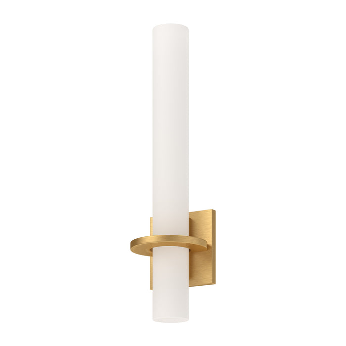 Bhutan LED Wall Sconce Brushed Gold-Sconces-Kuzco Lighting-Lighting Design Store