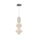 Bijou LED Pendant Brushed Nickel/Opal Matte Glass-Mini Pendants-Alora-Lighting Design Store