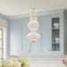 Bijou LED Pendant Brushed Nickel/Opal Matte Glass-Mini Pendants-Alora-Lighting Design Store