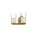 Birch LED Vanity Brushed Gold/Clear-Bathroom Fixtures-Kuzco Lighting-Lighting Design Store