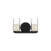 Birch LED Vanity Black/Clear-Bathroom Fixtures-Kuzco Lighting-Lighting Design Store
