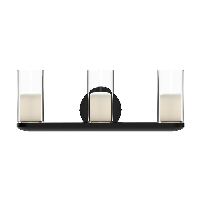 Birch LED Vanity Black/Clear-Bathroom Fixtures-Kuzco Lighting-Lighting Design Store