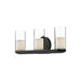 Birch LED Vanity Black/Clear-Bathroom Fixtures-Kuzco Lighting-Lighting Design Store