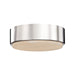 Blanco LED Flush Mount Polished Nickel/Alabaster-Flush Mounts-Alora-Lighting Design Store