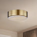 Blanco LED Flush Mount Vintage Brass/Alabaster-Flush Mounts-Alora-Lighting Design Store