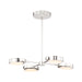 Blanco LED Pendant Polished Nickel/Alabaster-Mid. Chandeliers-Alora-Lighting Design Store