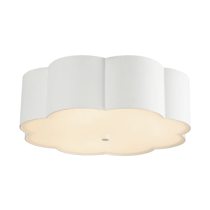 Blossom Three Light Flush Mount Antique White-Flush Mounts-Alora-Lighting Design Store