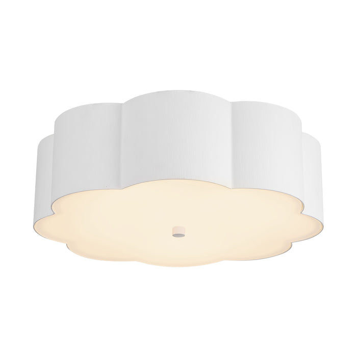 Blossom Three Light Flush Mount Antique White-Flush Mounts-Alora-Lighting Design Store
