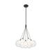 Bolla LED Chandelier Black-Mini Chandeliers-Kuzco Lighting-Lighting Design Store