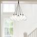Bolla LED Chandelier Black-Mini Chandeliers-Kuzco Lighting-Lighting Design Store