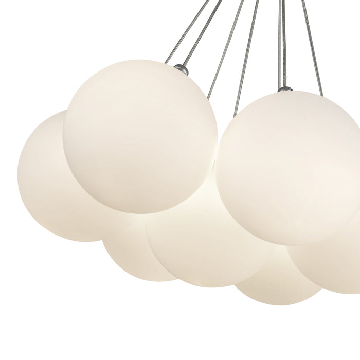 Bolla LED Chandelier Opal Glass-Mini Chandeliers-Kuzco Lighting-Lighting Design Store