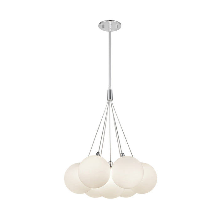 Bolla LED Chandelier Opal Glass-Mini Chandeliers-Kuzco Lighting-Lighting Design Store