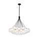 Bolla LED Chandelier Black-Mid. Chandeliers-Kuzco Lighting-Lighting Design Store