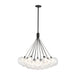 Bolla LED Chandelier Black-Mid. Chandeliers-Kuzco Lighting-Lighting Design Store