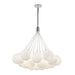 Bolla LED Chandelier Opal Glass-Mid. Chandeliers-Kuzco Lighting-Lighting Design Store