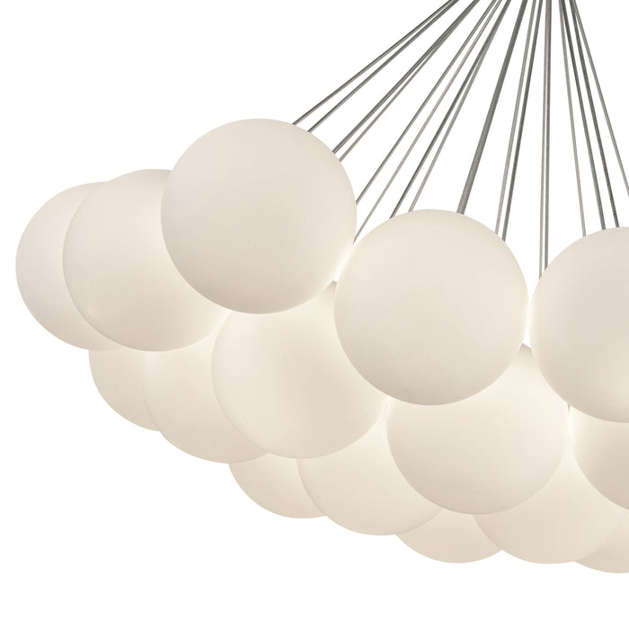 Bolla LED Chandelier Opal Glass-Mid. Chandeliers-Kuzco Lighting-Lighting Design Store